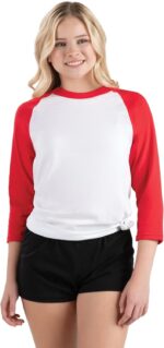 Augusta Sportswear Mens Baseball 3/4 Sleeve Tee 2.0 | Soft Cotton Blend Raglan Tee - Image 6