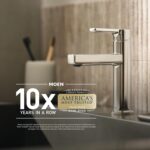 Moen Preston Collection Spot Resist Brushed Nickel 7-inch Bathroom Hand Towel Ring, Wall Mounted Hanger, DN8486BN - Image 4