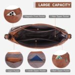 APHISON Trendy Leather Crossbody Purse with Adjustable Strap, Women's Shoulder Handbag - Image 4