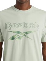 Reebok Men's Short Sleeve Graphic Crewneck T-Shirt, Standard Fit, Lightweight Cotton-Poly Fabric - Image 4