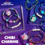 Kpop Demon Hunters™ Friendship Bracelet Kit, 3-Pack, Rumi, Mira & Zoey Bracelet Making Kits, Beads for Jewelry Making, Kpop Charms & Travel-Friendly Bead Case, Official K Pop Demon Hunters Merch - Image 6