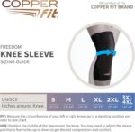 Copper Fit Freedom Knee Compression Sleeve - Image 3