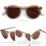 ZENOTTIC Vintage Round Polarized Sunglasses for Men Women UV400 Protection - Image 6