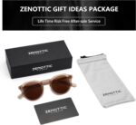 ZENOTTIC Vintage Round Polarized Sunglasses for Men Women UV400 Protection - Image 7