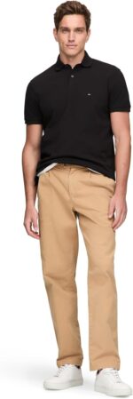Tommy Hilfiger Men's Short Sleeve Polo Shirts in Classic Fit with Stretch and Organic Pique Cotton - Image 3