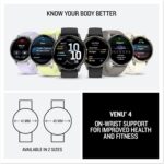 Garmin Venu® 4, 45mm, Advanced Health and Fitness GPS Smartwatch, Bright and Colorful Display, Built-in Flashlight, 12 Days of Battery Life, Slate with Black Silicone Band - Image 7