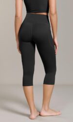 ODODOS Buttery Soft Lounge Yoga Capris with Pockets for Women, 14" / 19" / 21" High Waist Capri Leggings - Image 4
