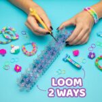 Rainbow Loom Original Rubber Band Bracelet Making Kit - 628 Pcs Loom Kit with Loom Board, Metal Hook, 600 Bands, C-Clips - Ages 7+, 2014 Toy of the Year - Image 3