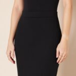 Amazon Essentials Women's Ponte Pull-On Fitted Pencil Skirt, Business Casual, Everyday Wear - Image 4