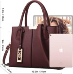 COCIFER Purses and Handbags for Women Shoulder Tote Bags Top Handle Satchel - Image 4