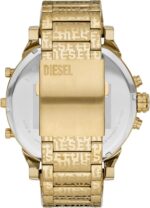 Diesel Mr. Daddy 2.0 Men's Watch, Quartz Stainless Steel Chronograph Watch for Men, Color: Gold Logo - Image 3
