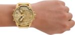 Diesel Mr. Daddy 2.0 Men's Watch, Quartz Stainless Steel Chronograph Watch for Men, Color: Gold Logo - Image 4