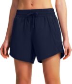 Ksmien Women's 5"/ 7" Athletic Running Shorts Quick Dry Lightweight Workout Gym Shorts with Zipper Pockets UPF 50+ - Image 4