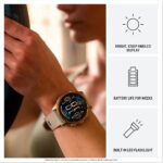 Garmin fēnix® 8 – 51 mm, AMOLED, Sapphire, Premium Multisport GPS Smartwatch, Long-Lasting Battery Life, Dive-Rated, Built-in LED Flashlight, Titanium with Spark Orange/Graphite Band - Image 4