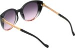 Jessica Simpson Womens J5012 Retro Cat Eye Sunglasses With Uv400 Protection - Image 4