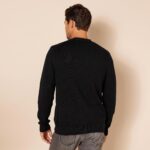 Amazon Essentials Men's V-Neck Cotton Knitted Cardigan Sweater, Ribbed - Image 3