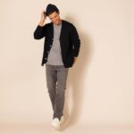 Amazon Essentials Men's V-Neck Cotton Knitted Cardigan Sweater, Ribbed - Image 5