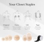 Nippies Nipple Covers for Women - Reusable Sticky Silicone Pasties with Travel Case - Original Circle or Lift Style Available - Image 8