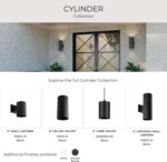 Progress Lighting P500356-031 6IN CYL RNDS Cylinder, Black, 12.00x6.00x6.00 - Image 7