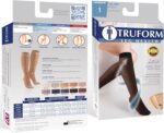 Truform Sheer Compression Stockings, 15-20 mmHg, Women's Knee High Length, 20 Denier, Nude, X-Large - Image 3