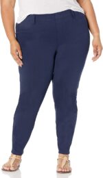 Amazon Essentials Women's Pull-On Mid Rise Stretchy Knit Jegging (Available in Plus Size) - Image 4