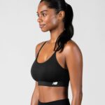 New Balance Women's Sports Bras 3 Pack, Seamless Cami, Removable Pads, Medium Impact Gym Sports Bra for Women, Workout Set - Image 3
