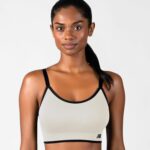 New Balance Women's Sports Bras 3 Pack, Seamless Cami, Removable Pads, Medium Impact Gym Sports Bra for Women, Workout Set - Image 4