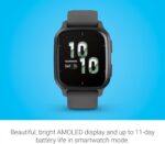 Garmin Venu® Sq 2 GPS Smartwatch - AMOLED Display, All-Day Health Monitoring, Long Battery Life, Activity & Heart Rate Tracker, Slate and Shadow Gray - Image 3