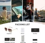 ZENOTTIC Polarized Aviator Sunglasses for Men: UV400 Protection Trendy Anti-Glare Shades - Driving Fishing Golf Fashion - Image 8