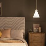 Kichler Laria 1-Light Pendant Light Fixture, Kitchen Island Hanging Light with Opal Glass in Champagne Bronze, Updated Traditional Style for Dining Room (14.5" x 10.5"), 52774CPZ - Image 6