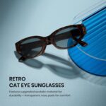 Cyxus Acetate Cateye Sunglasses for Women, Lightweight for All-Day Wear UV Protection for Driving Travel Party Outdoor 1349 - Image 3