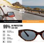 Cyxus Acetate Cateye Sunglasses for Women, Lightweight for All-Day Wear UV Protection for Driving Travel Party Outdoor 1349 - Image 5