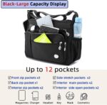 MINTEGRA Women Shoulder Handbag Roomy Multiple Pockets Bag Ladies Crossbody Purse Fashion Tote Top Handle Satchel - Image 5