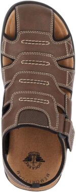 DOCKERS Mens Searose Outdoor Fisherman Sandals with Memory Foam - Image 3
