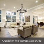 Aspen Creative 28011-61-1 Clear Seeded Glass Shade for Pendant Lights, Wall Sconces, and Lamp Posts, 1-3/4" Fitter Size, 7" High x 8" Diameter - Image 6