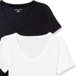 Amazon Essentials Women's Slim-Fit Short-Sleeve V-Neck T-Shirt - Image 6