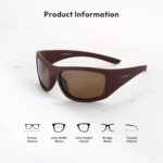 ZENOTTIC Polarized Sunglasses for Men Sport: UV400 Protection Wrap Around Womens Shades - Unisex Frame for Driving Fishing - Image 7