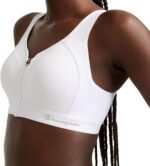 Champion Women's Sports Bra, Motion Control Front-Zip, High-Impact Maximum Support, Breathable, Moisture-Wicking - Image 4