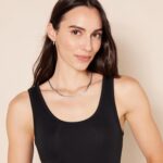Amazon Essentials Women's Slim-Fit Ribbed Scoop Neck Tank Tops, Pack of 2 - Image 5