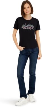Spyder Women's Mountain Range Graphic Short Sleeve Tee T-Shirt - Image 2