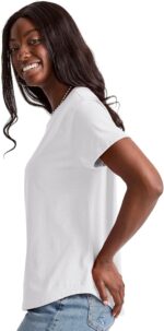 Hanes Women's Tri-Blend Relaxed Fit T-Shirt, Oversized Lightweight Tee, Available in Plus Size - Image 4