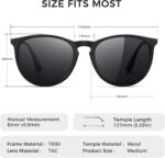 SUNGAIT Premium Vintage Round Sunglasses for Women Men Classic Retro Trendy Style - Image 5