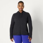 Amazon Essentials Women's Athletic Soft Performance Lightweight Zip Up Workout Hoodie Jacket - Image 6
