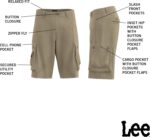 Men's Dungarees New Belted Wyoming Cargo Short - Image 5