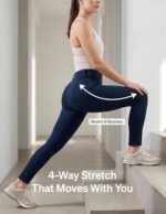 HUE Women's Leggings, Ultra Soft High Waist Denim Leggings for Women - Image 4