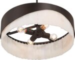 Minka Lavery 2094-860 Sway 4 Light 20" Wide Multi Light Pendant - Dark Bronze with Alabaster - Image 5