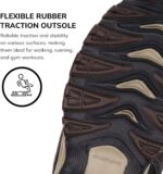 Skechers Men's Afterburn M. Fit Fashion Sneakers - Leather Upper, Memory Foam Insole, Rubber Outsole - Image 6