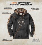 Legendary Whitetails Mens Plaid Camo Pullover Hoodie - Image 4