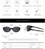 Ellipse Sunglasses Trendy Sunglasses UV400 Sun glasses UV Blocking Men Women Classic Trendy MC1202 - Image 3