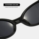 Ellipse Sunglasses Trendy Sunglasses UV400 Sun glasses UV Blocking Men Women Classic Trendy MC1202 - Image 4